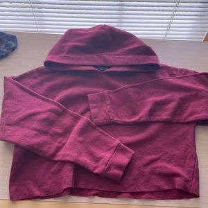 Cropped maroon / purple jacket